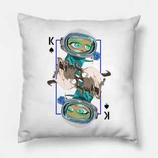 King of spades Pillow