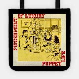 Puppet Life 1978 Post Punk Throwback Design Tote