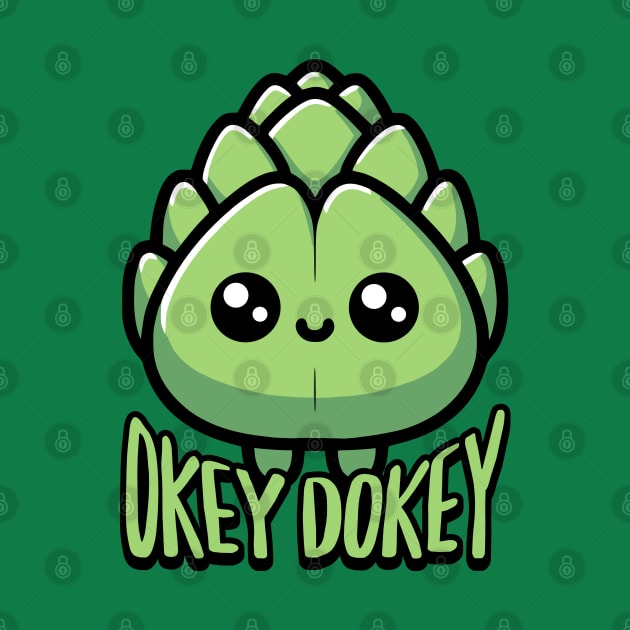 Okey Dokey Acrichokey! Cute Artichoke Pun by Cute And Punny