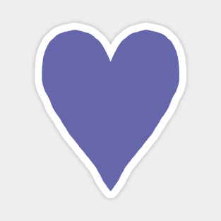 Very Peri Periwinkle Blue Heart Color of the Year 2022 Magnet