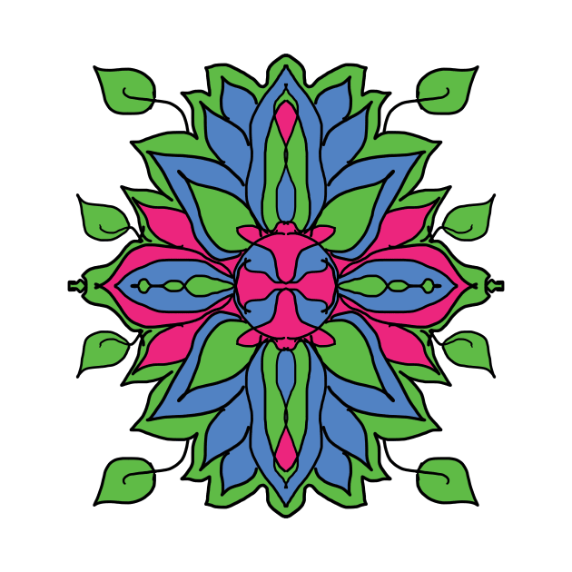 colorful mandala by ylleloog