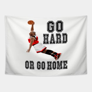 basketball go hard Tapestry