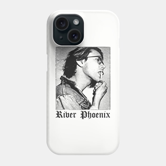 River Phoenix ////// 90s Aesthetic Fan Design Phone Case by unknown_pleasures