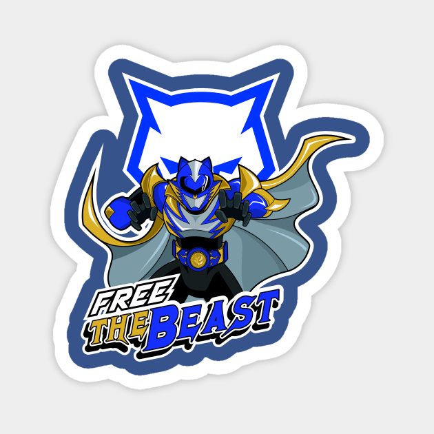 "Free The Beast" HyperSpeed Geo Alvarez Concept Art Magnet by TheImmortalRedFox