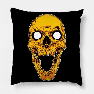 Skull Face 2 Pillow