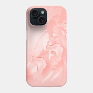 Butterflies and wattle in rose pink Phone Case