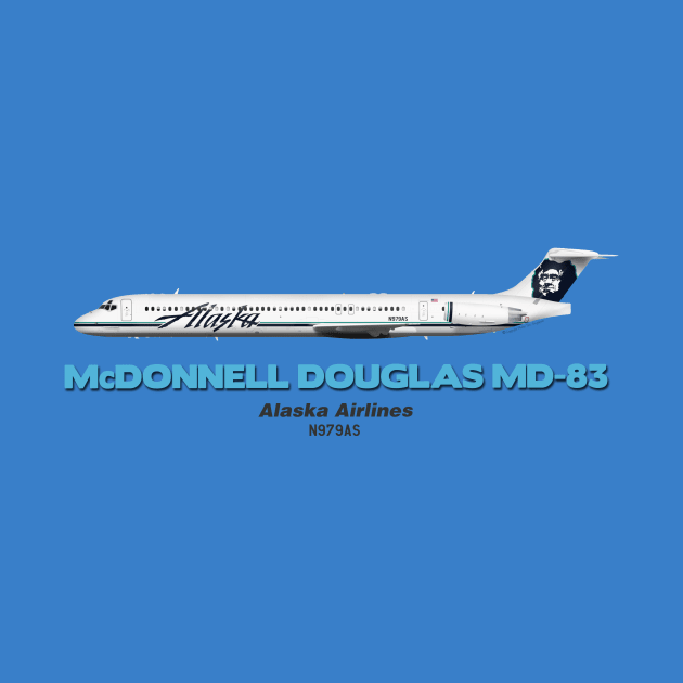 McDonnell Douglas MD-83 - Alaska Airlines by TheArtofFlying