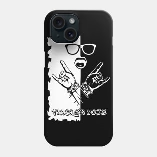 vintage rock and roll band Phone Case