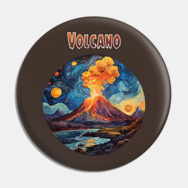 Volcano Pin by Moulezitouna