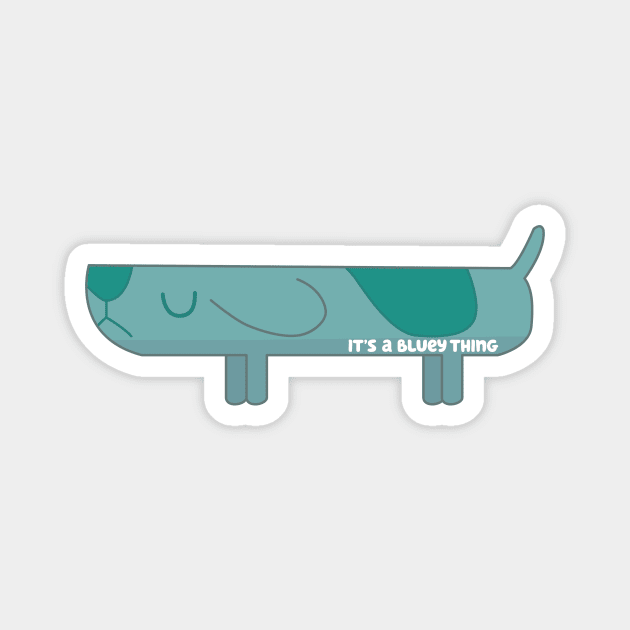 Long Dog Magnet by Cat Bone Design