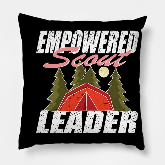 Empowered  Scout Leader troop leader Pillow by Aistee Designs