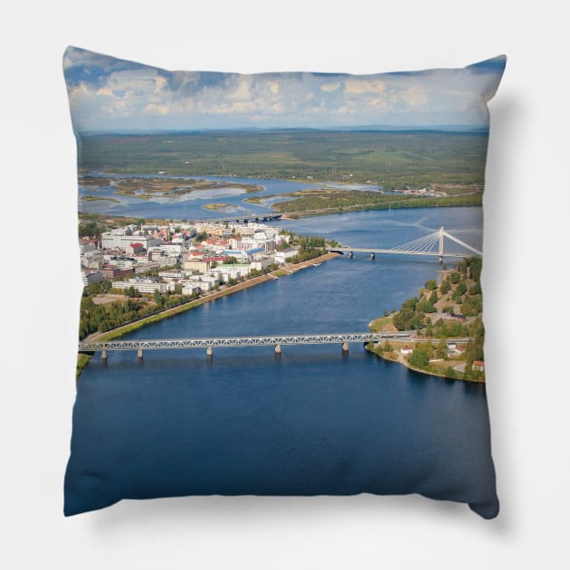 Rovaniemi Pillow by FotoJarmo