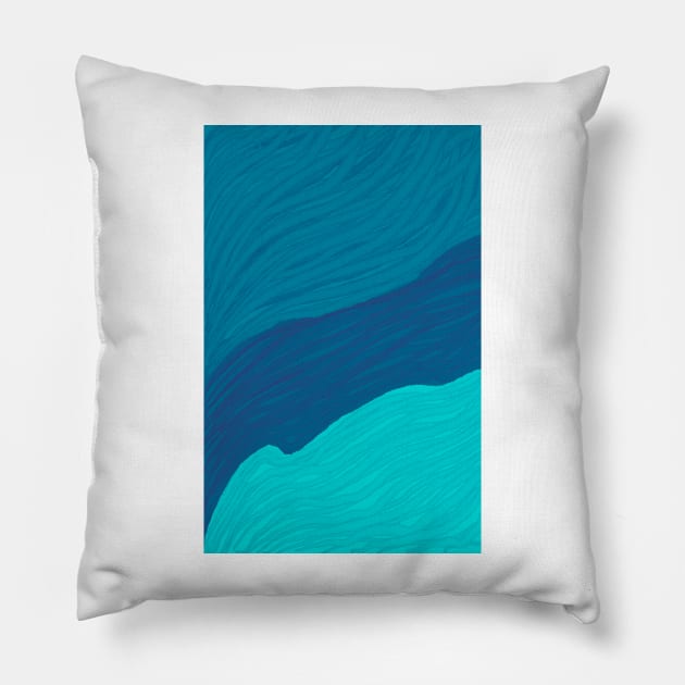 deep ocean Pillow by HuskyDuskyMama