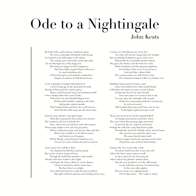 john keats ode to a nightingale