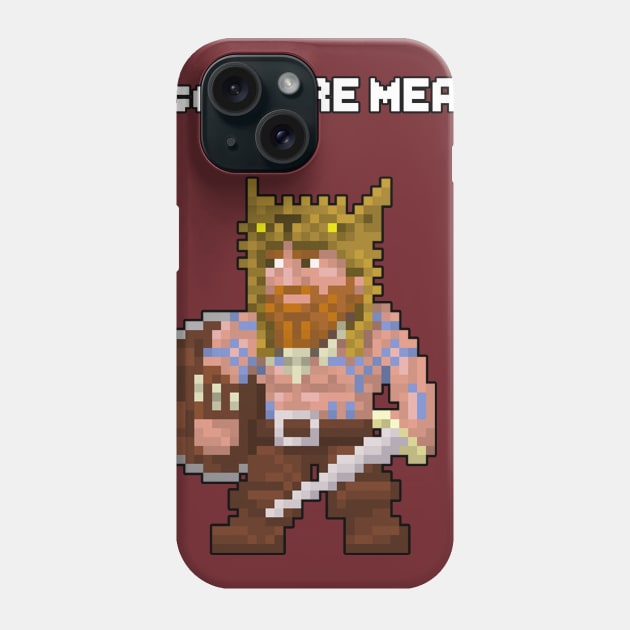 Rannon - Orc-Slaying Dwarven Wrecking Ball Phone Case by OrcChopExpress