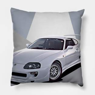 Toyota Supra by Gas Autos Pillow