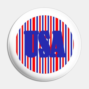 USA Fourth Of July Pin