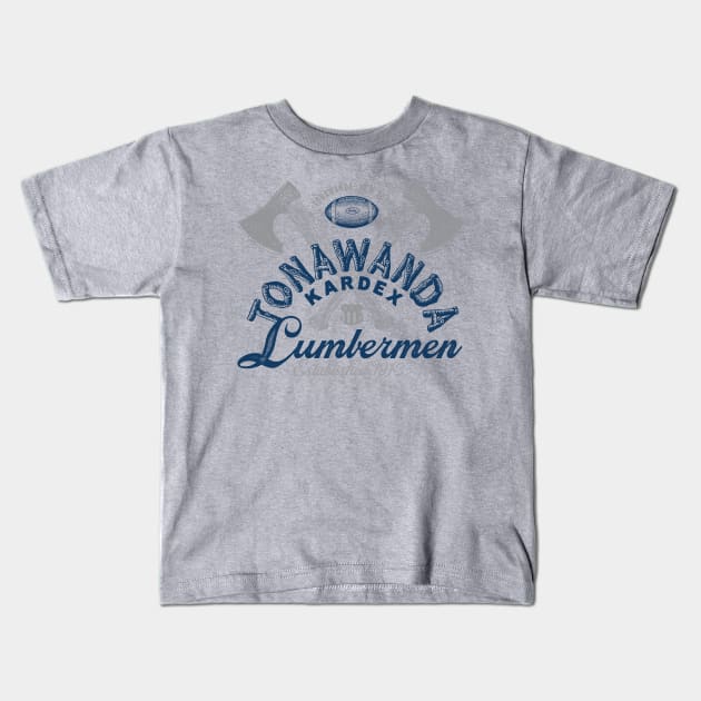 MindsparkCreative Tonawanda Lumbermen Football Kids T-Shirt