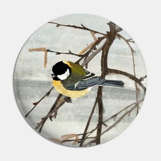 Great tit Pin