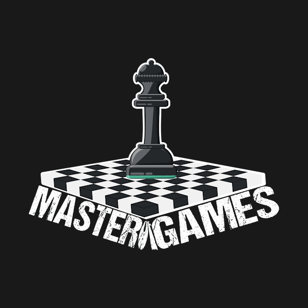 Chess Master of Games by HBfunshirts