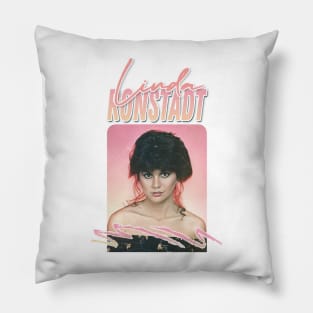 Linda Ronstadt / Original Retro Style Fan Art Design Pillow