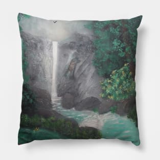 Waterfall Canyon River Pillow