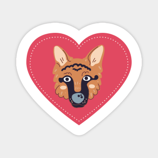 My German Shepherd is my Valentine Magnet