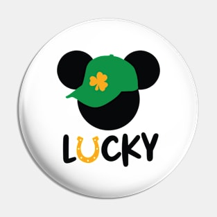 Lucky Hat St Patricks Day Pin