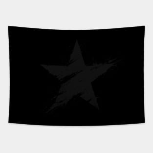 Painted Star - Gray Tapestry