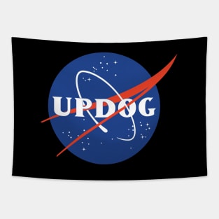 Spacey Updog Tapestry