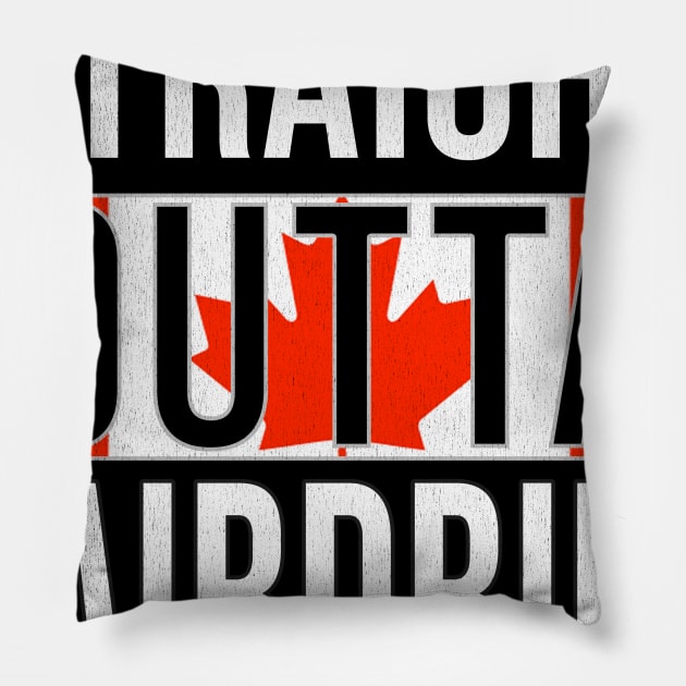 Straight Outta Airdrie - Gift for Canadian From Airdrie Alberta Pillow by Country Flags