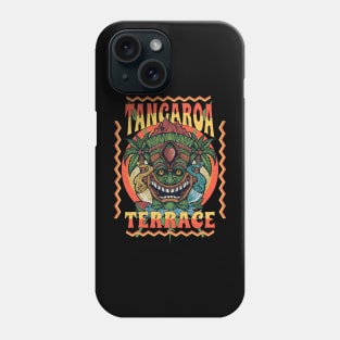 Tangaroa Terrace Tropical Bar and Grill California Distressed look Design Phone Case