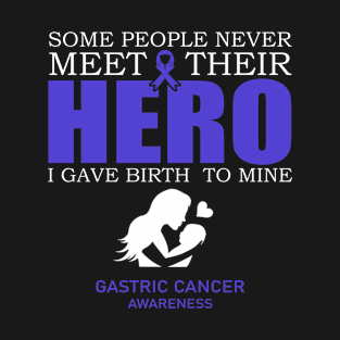 Gastric Cancer Awareness Happy Mothers Day - In This Family We Fight Together T-Shirt