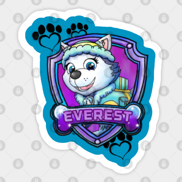 Everest - Paw Patrol - Sticker | TeePublic