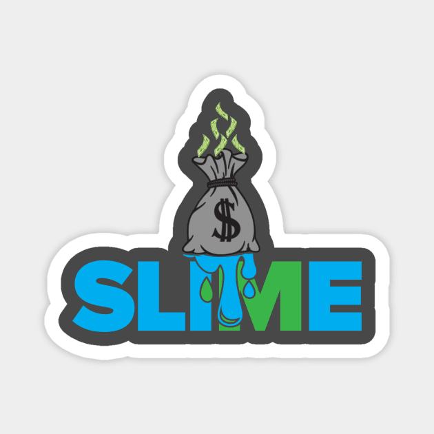 Money Bag Magnet by SlimeSt_Merch