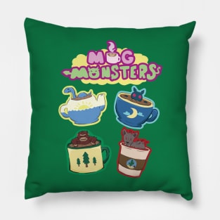 Mug Monsters Pillow