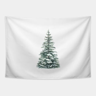 Winter tree painting Tapestry