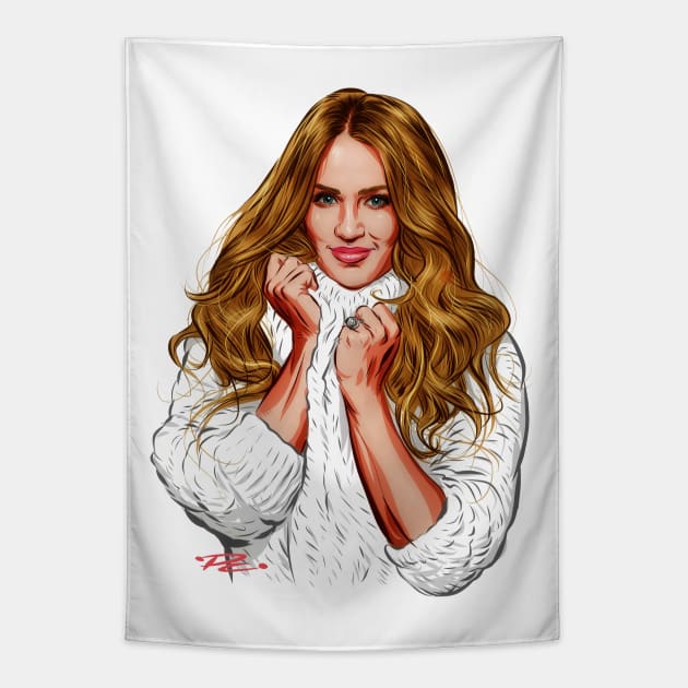 Carrie Underwood - An illustration by Paul Cemmick Tapestry by PLAYDIGITAL2020