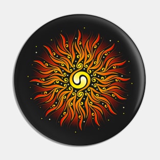 Wind of the west | Mystical mandala Pin