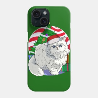 Persian Cat Santa Christmas Gift Phone Case