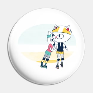 Derby Cats Pin