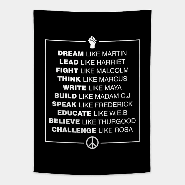 Black History Tapestry by NotoriousMedia