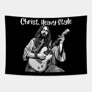 Jesus Meme | Christ, heavy style Tapestry