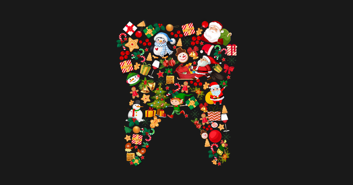 Dental Christmas Tooth Dentist Christmas Gift For Women Men - Funny