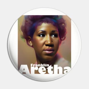 Aretha Franklin Pin