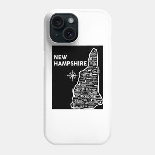 New Hampshire Map Phone Case