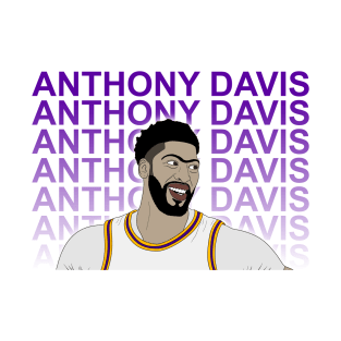 Anthony Davis Basketball Name Drawing T-Shirt