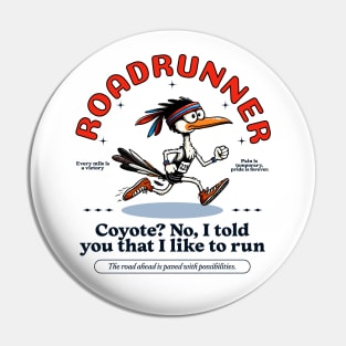 Roadrunner Marathon Runner Pin