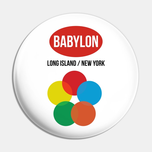 Babylon, NY  Long Island Graff Style Pin by LOCAL51631