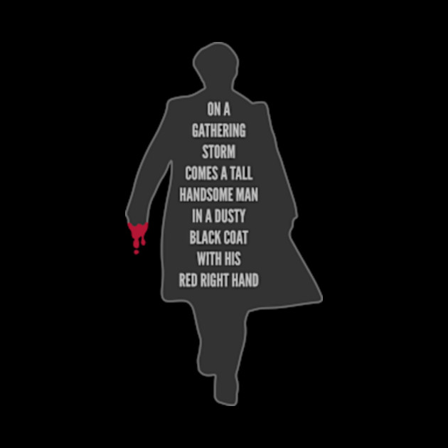 Peaky Blinders Red Right Hand Peaky Blinders Pin Teepublic Uk